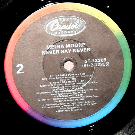 Melba Moore - Never Say Never