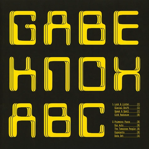 Gabe Knox - Abc Black Vinyl Edition