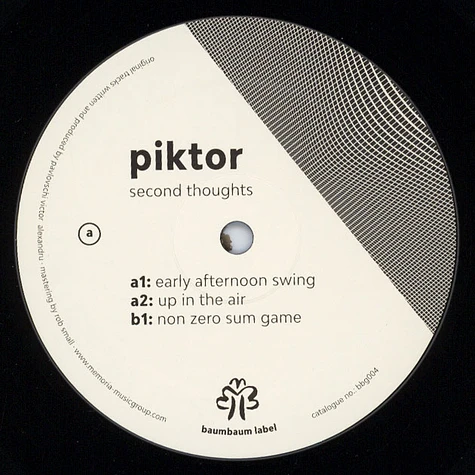 Piktor - Seconds Thoughts EP