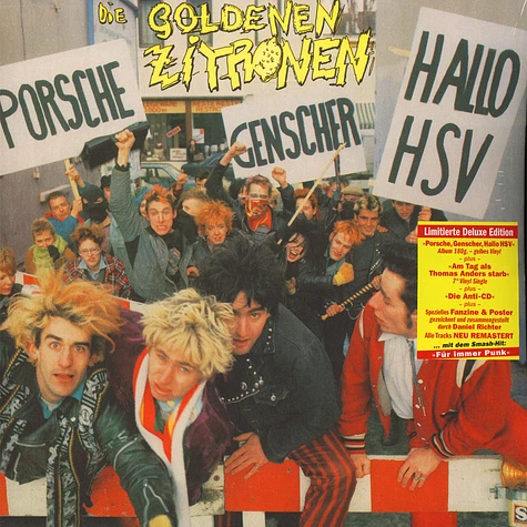 Die Goldenen Zitronen - Porsche, Genscher, Hallo HSV Yellow Vinyl Edition