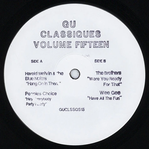 Glenn Underground - Classiques Volume 15