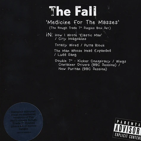 The Fall - Medicine For The Masses 'The Rough Trade 7" Singles' Record Store Day 2019 Edition