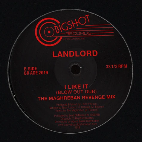 Landlord - I Like It (Blow Out Dub) The Maghreban Remix Record Store Day 2019 Edition
