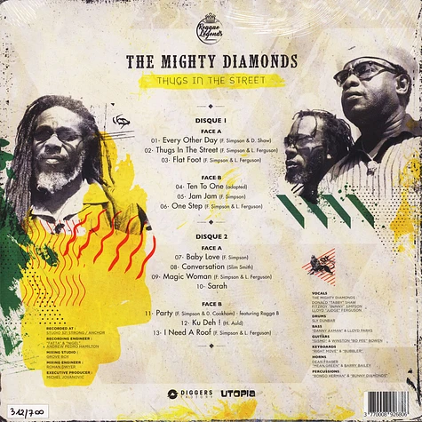 The Mighty Diamonds - Thugs In The Street Record Store Day 2019 Edition