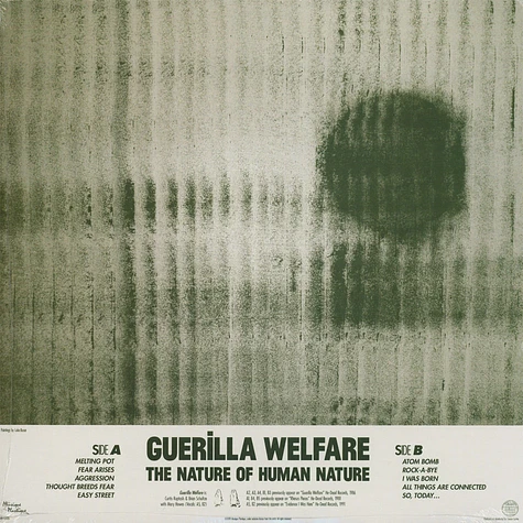 Guerilla Welfare - The Nature Of Human Nature