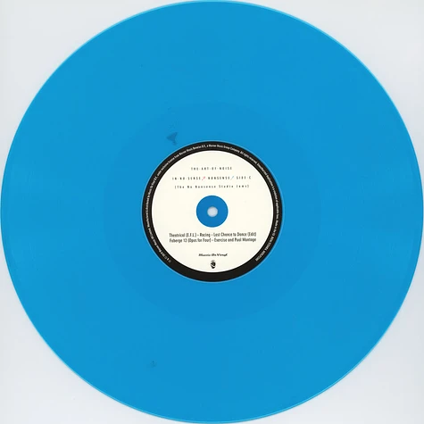 Art Of Noise - In No Sense, Nonsense Limited Numbered Turquoise Vinyl Edition