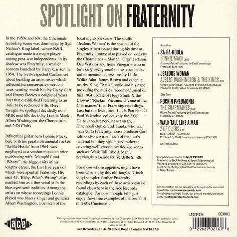 V.A. - Spotlight On Fraternity