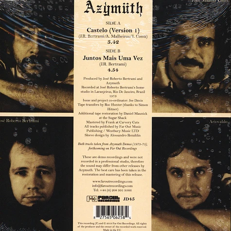 Azymuth - Demos 1973-75 Record Store Day 2019 Edition