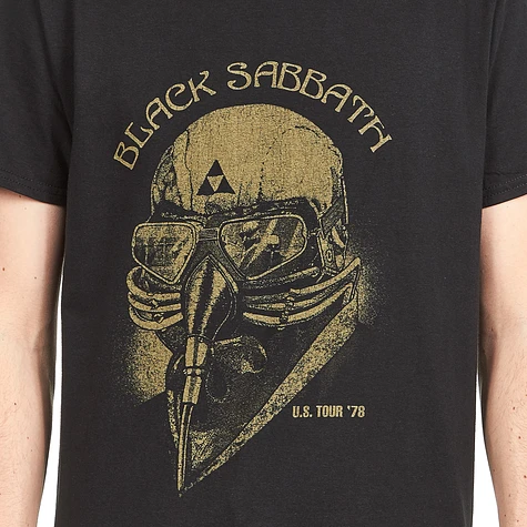 Black Sabbath - Us Tour T-Shirt HHV (Black) | 1978
