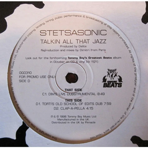 Stetsasonic - Talkin' All That Jazz (Remixes)