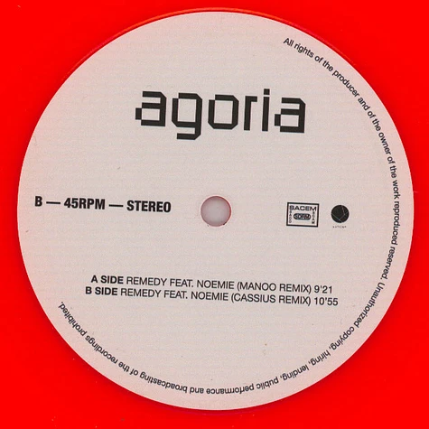 Agoria - Remedy Remixes