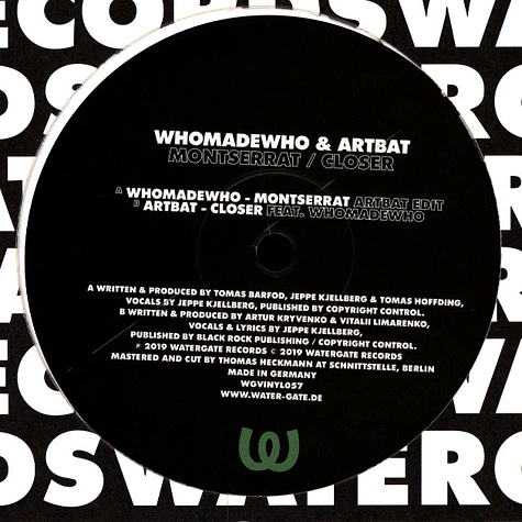 WhoMadeWho & Artbat - Montserrat / Closer