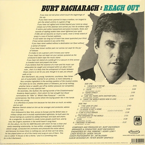 Burt Bacharach - Reach Out