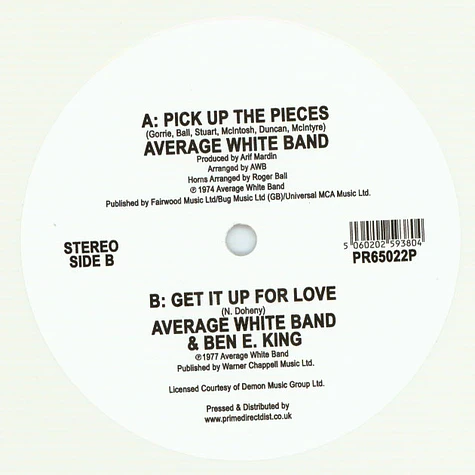 Average White Band - Pick Up The Pieces / Get It Up For Love Record Store Day 2019 Edition