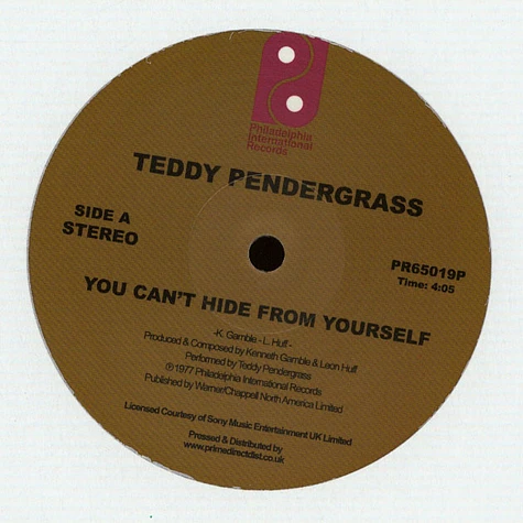 Teddy Pendergrass - You Can't Hide From Yourself / The More I Get, The More I Want