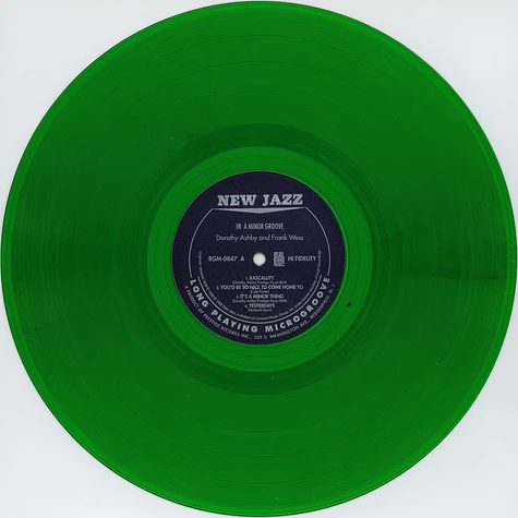 Dorothy Ashby & Frank Wess - In A Minor Groove Neon Green Vinyl Edition