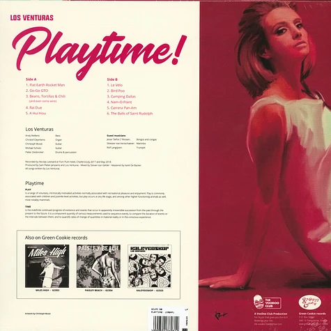 Los Venturas - Playtime! Colored Vinyl Version