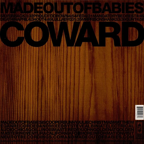 Made Out Of Babies - Coward