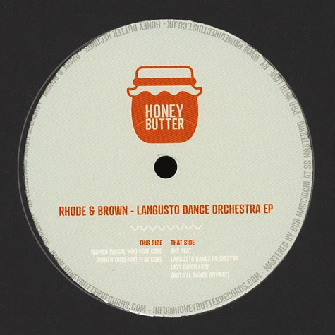 Rhode & Brown - Langusto Dance Orchestra EP
