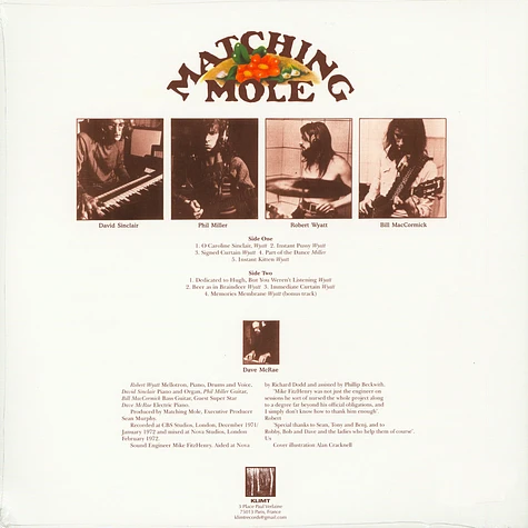 Matching Mole - Matching Mole White Vinyl Edition