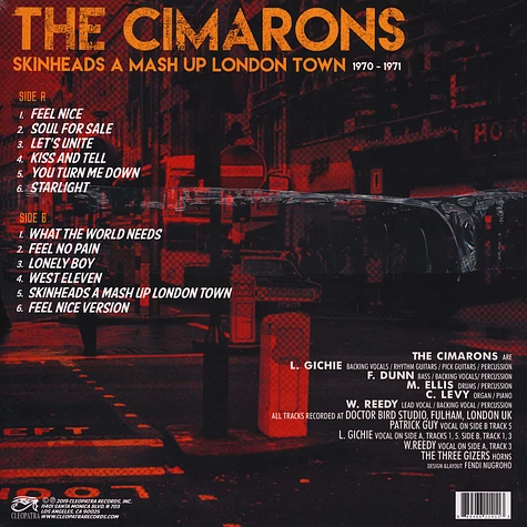 Cimarons - Skinheads A Mash Up London Town 19870-71