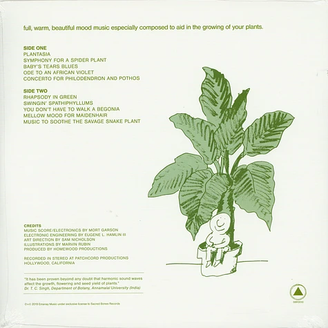 Mort Garson - Mother Earth's Plantasia Green Vinyl Edition - Vinyl