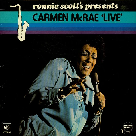 Carmen McRae - Ronnie Scott's Presents Carmen McRae 'Live'
