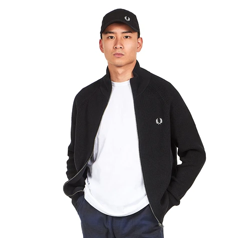Fred Perry - Ribbed Knitted Track Jacket