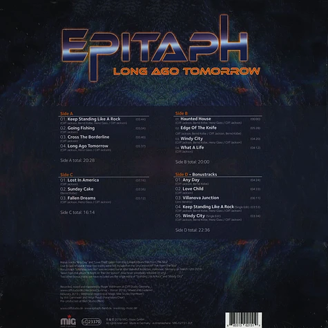 Epitaph - Long Ago Tomorrow