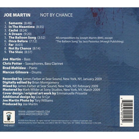 Joe Martin - Not By Chance