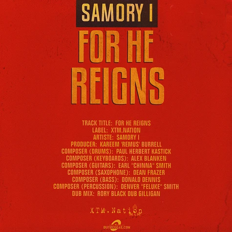 Samory I & Rory Gilligan - For He Reigns