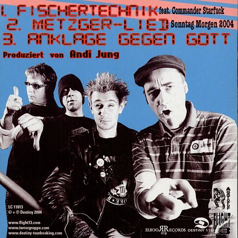 Terrorgruppe Feat. Commander Starfuck - Fischertechnik