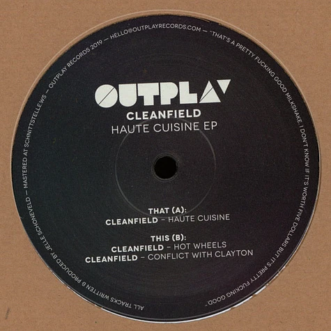 Cleanfield - Haute Cuisine EP