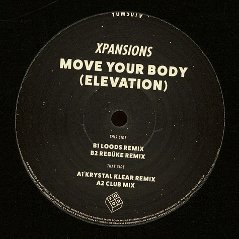 Xpansions - Move Your Body (Elevation) Krystal Klear, Loods & Rebuke Remixes