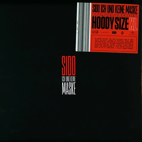 Sido - Ich & Keine Maske (Ltd. Deluxe Edition Inkl. Hoodie / Größe XL)