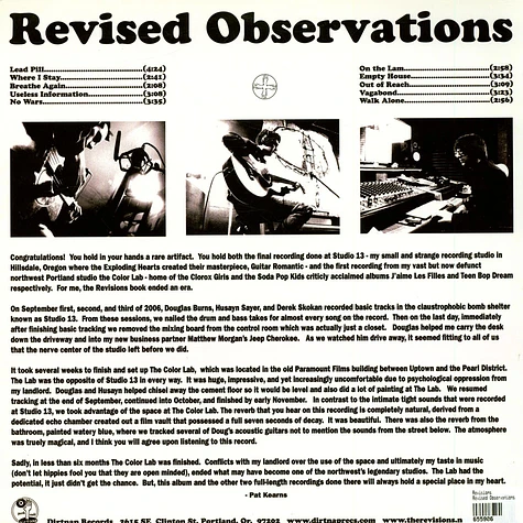 Revisions - Revised Observations