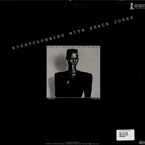 Grace Jones - I've Seen That Face Before (Libertango) / Pull Up To The Bumper