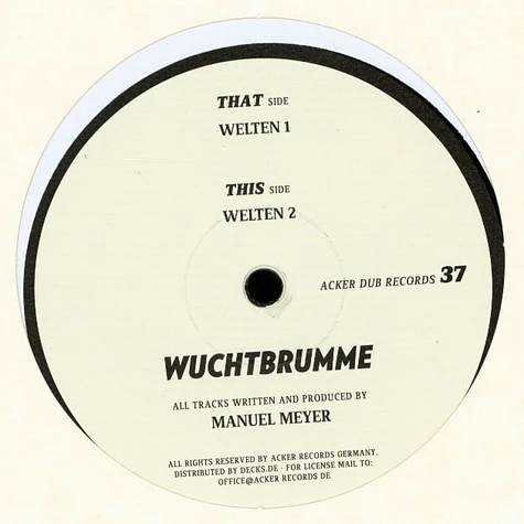 Manuel Meyer - Wuchtbrumme