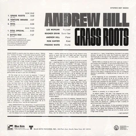 Andrew Hill - Grass Roots