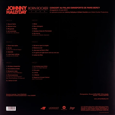 Johnny Hallyday - Born Rocker Tour (Live Bercy 2013)