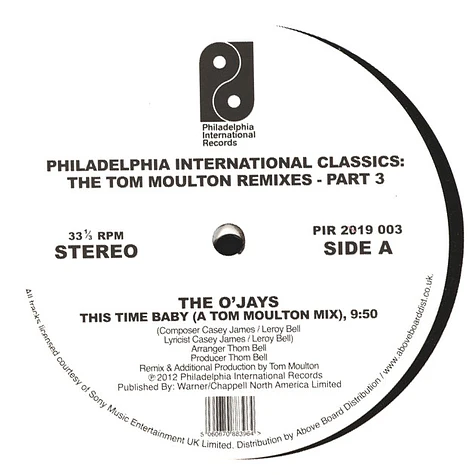 V.A. - Philadelphia International Classics: The Tom Moulton Remixes Part 3