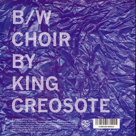 Malcolm Middleton / King Creosote - Blue Plastic Bags / Choir