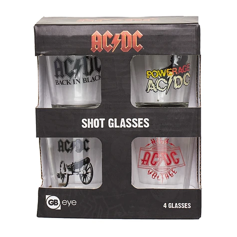 AC/DC - Shot Glasses Set Of 4