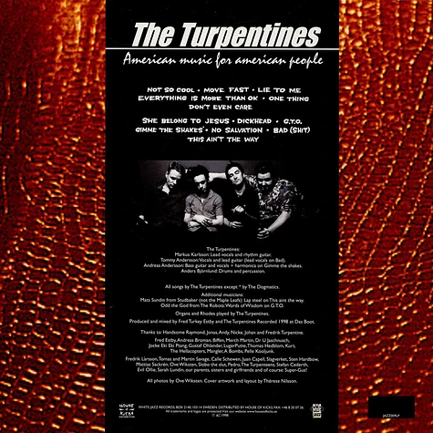 The Turpentines - American Music For American People
