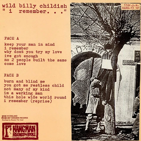 Billy Childish - I Remember...