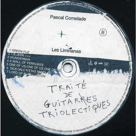 Pascal Comelade + The Limiñanas - Traité De Guitarres Triolectiques (À L'Usage Des Portugaises Ensablées)