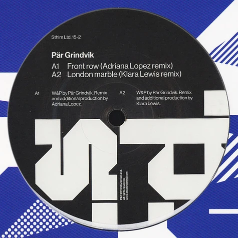 Pär Grindvik - Remix 2 Adriana Lopez & Klara Lewis Remixes