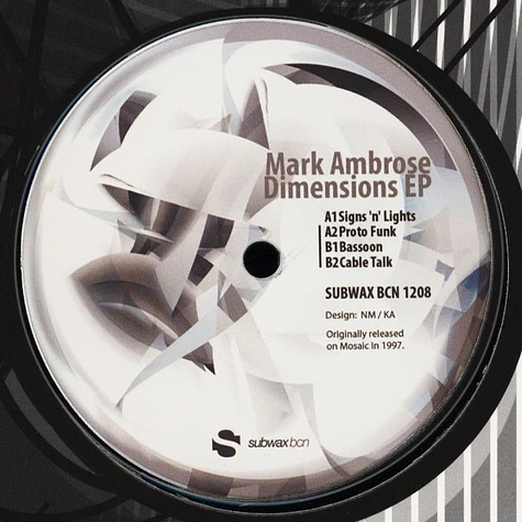 Mark Ambrose - Dimensions EP