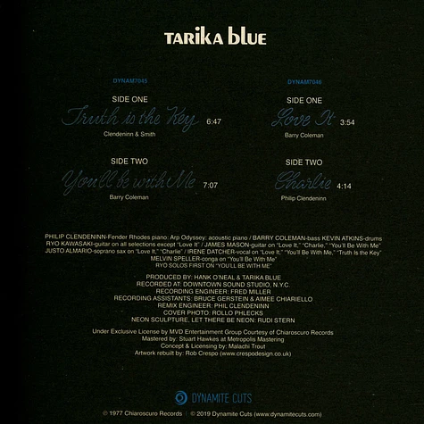 Tarika Blue - 45s Collection