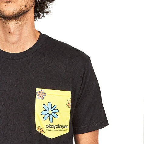 Okayplayer X De La Soul - Flowers Pocket T-Shirt